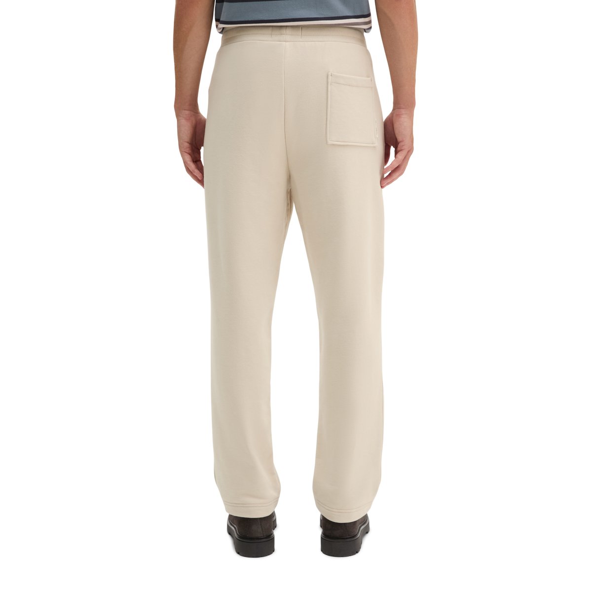 Pantalon sweat regular en coton bio régénéré gris, MARC O'POLO