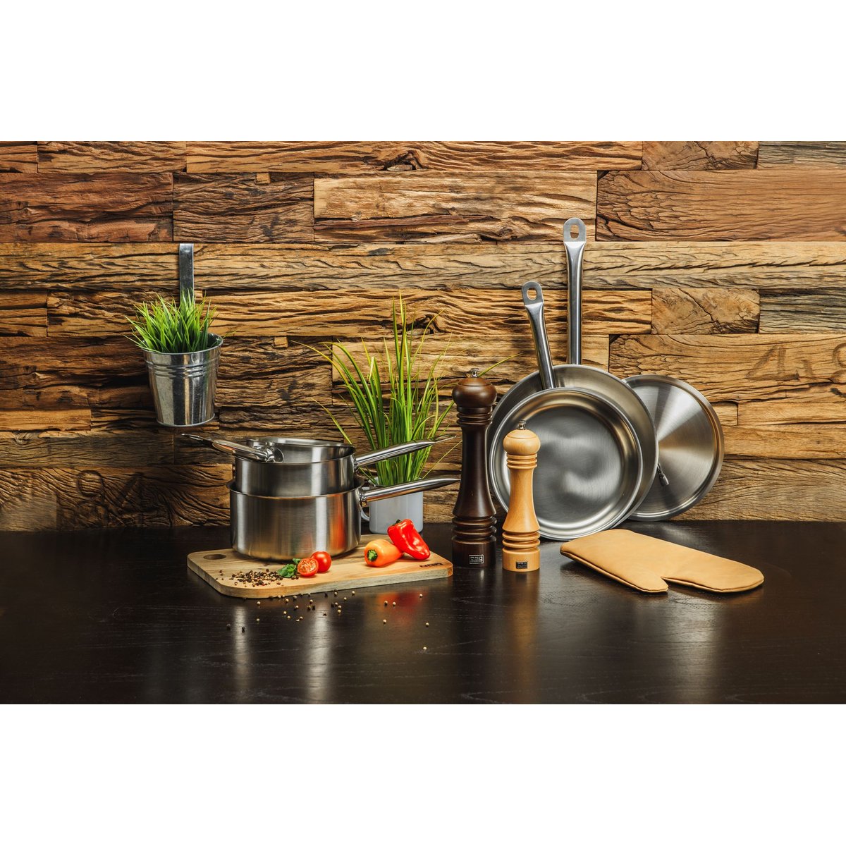 Casserole en acier inoxydable, PROFESSIONNEL inox, MENASTYL