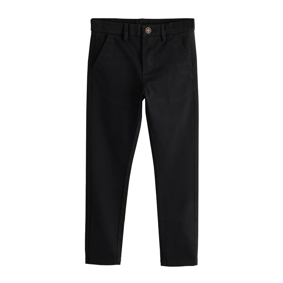 Pantalon chino skinny stretch coupe longue noir, NEXT