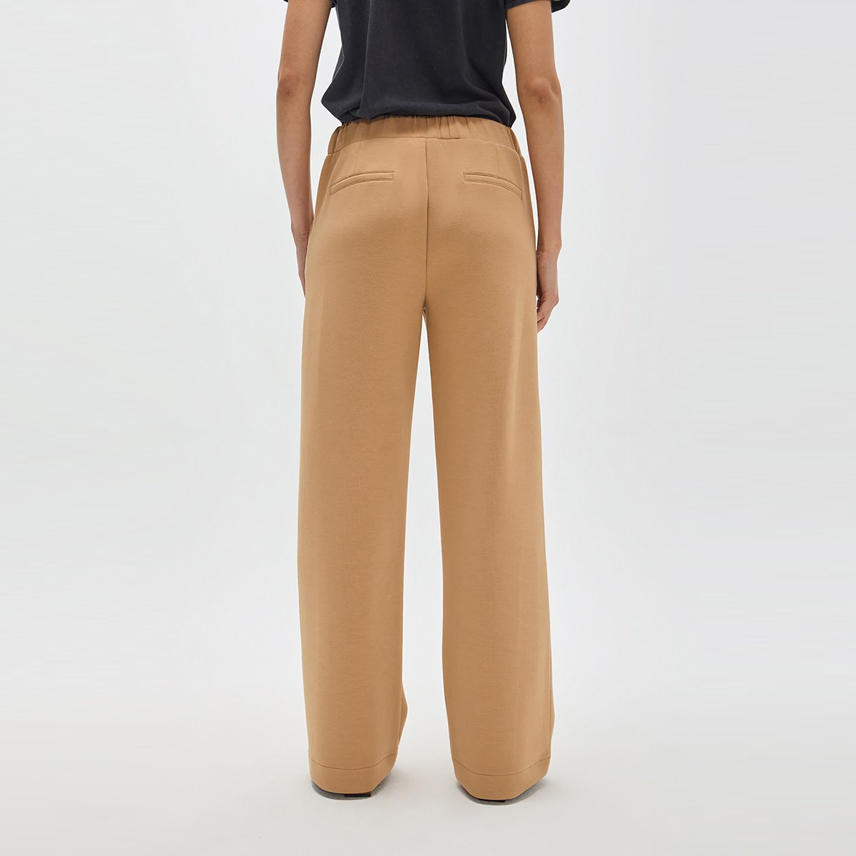 Pantalon de jogging à coupe évasée camel, LOLA CASADEMUNT