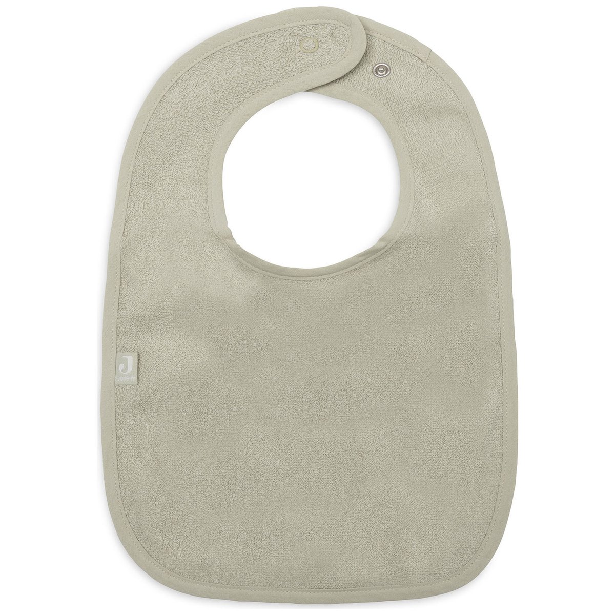Lot de 3 bavoirs en éponge vert, écru, marron, JOLLEIN