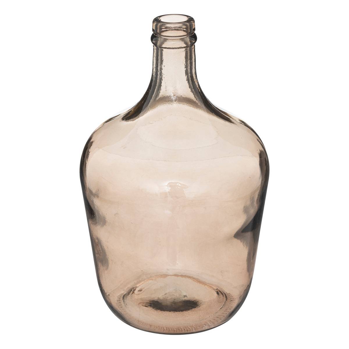 Vase en verre DAME JEANNE gris, ATMOSPHERA