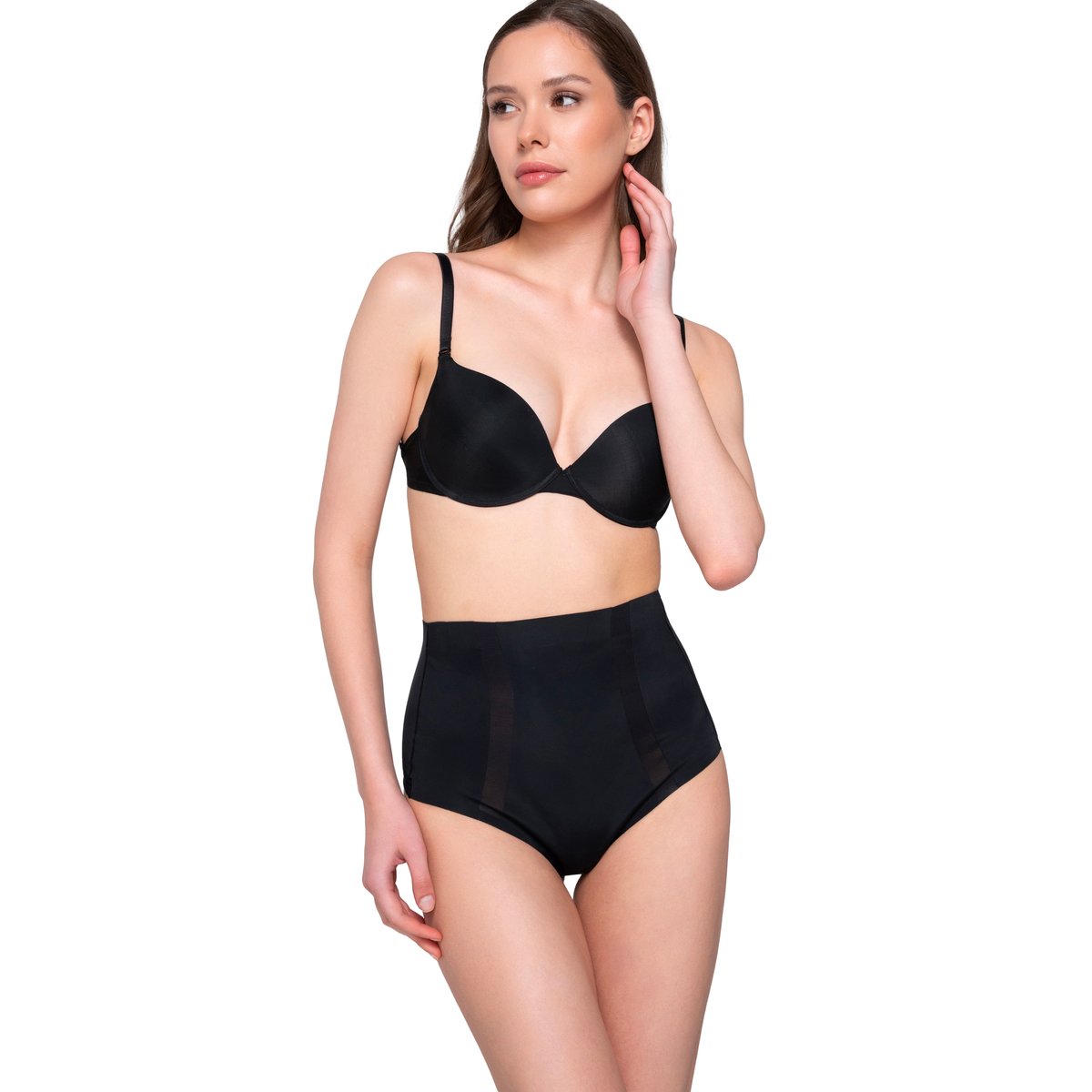 String taille haute gainant SCULPT noir, LUNA SPLENDIDA