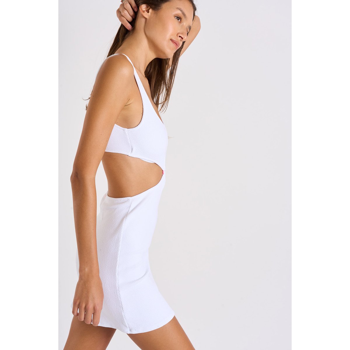 Robe beachwear Friday - SCRUNCHY blanc, BANANA MOON