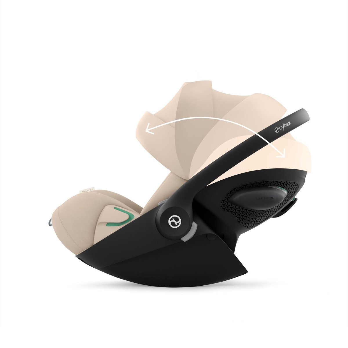 Siège auto Cloud G3 i-Size beige almond, CYBEX
