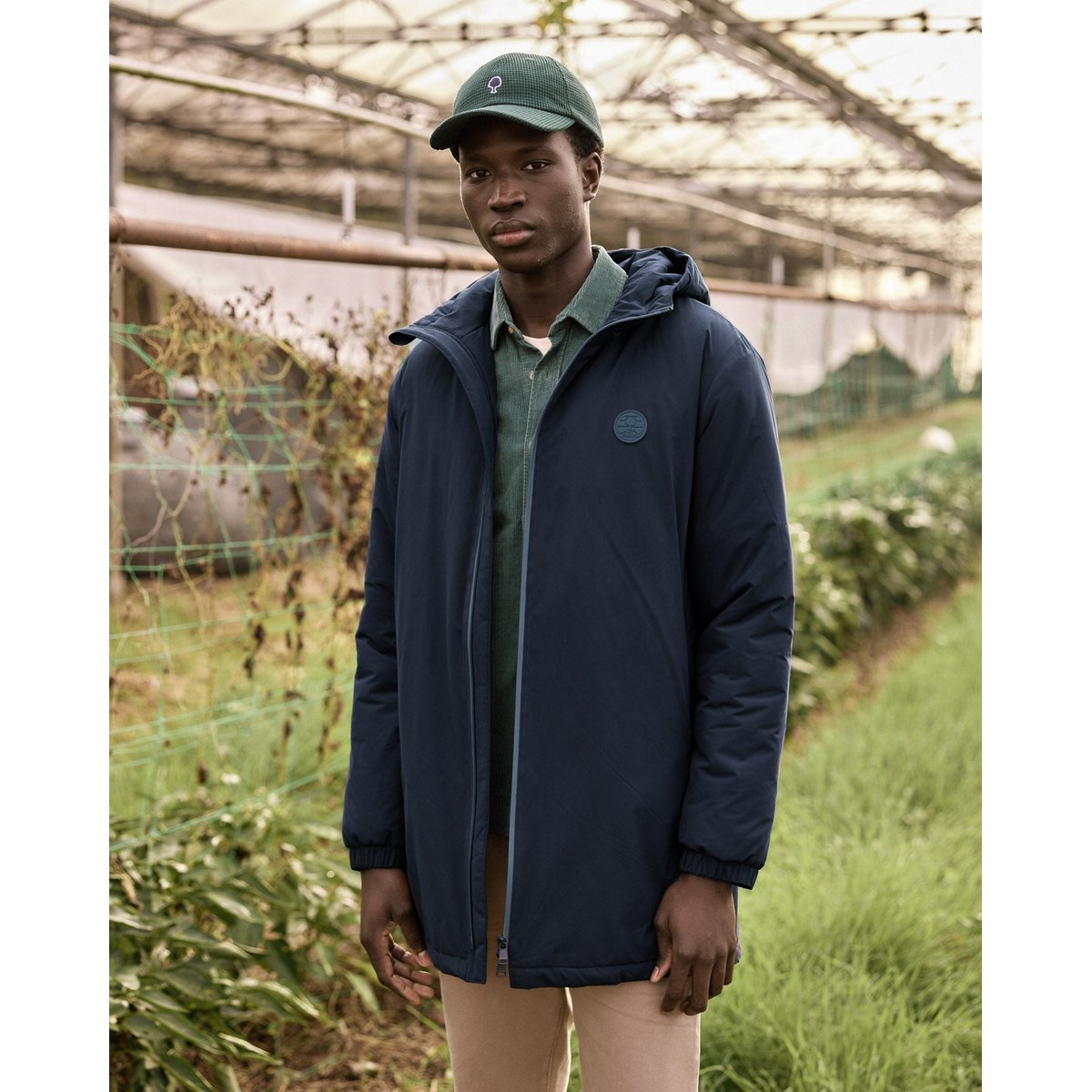 Parka polyester MONTAUD bleu marine, FAGUO