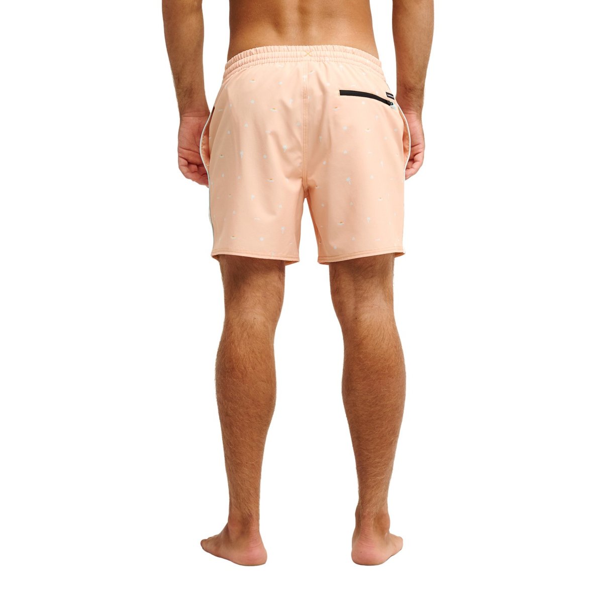 Short de bain STRETCH PRINTED VOLLEY 16 bleu strerling blue beach daze, QUIKSILVER