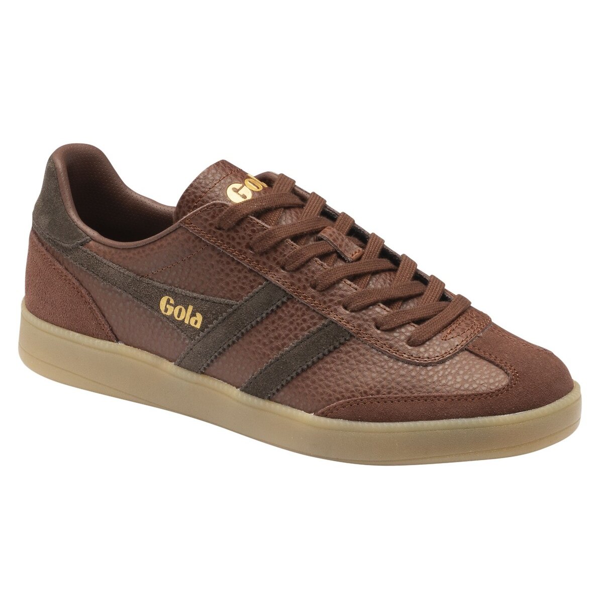 Zapatillas de piel, VIPER SERRA coñac, GOLA