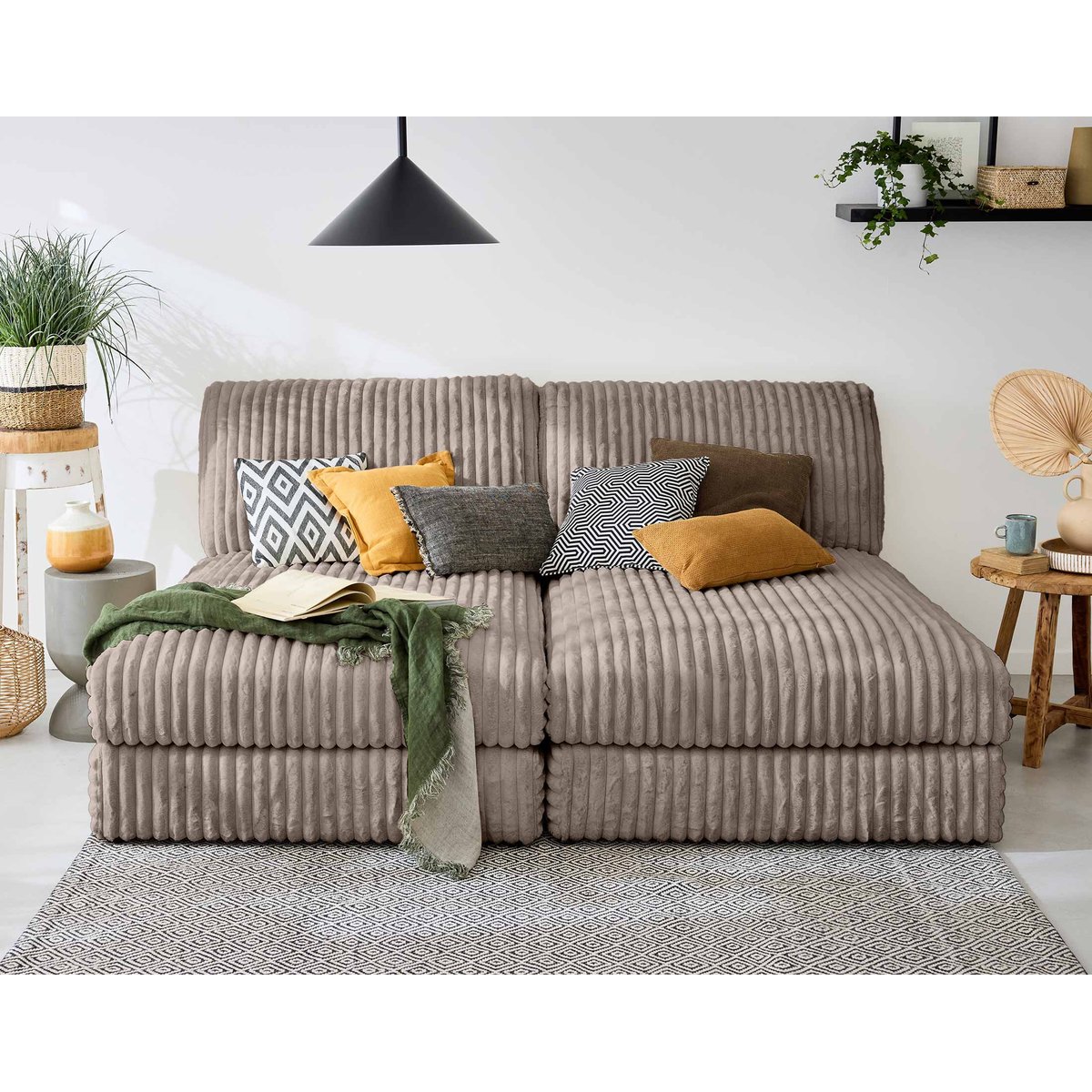 Module méridienne - JASPER taupe, LISA DESIGN