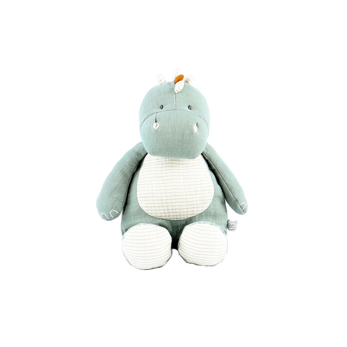 Peluche gris, orange, NOUKIE'S