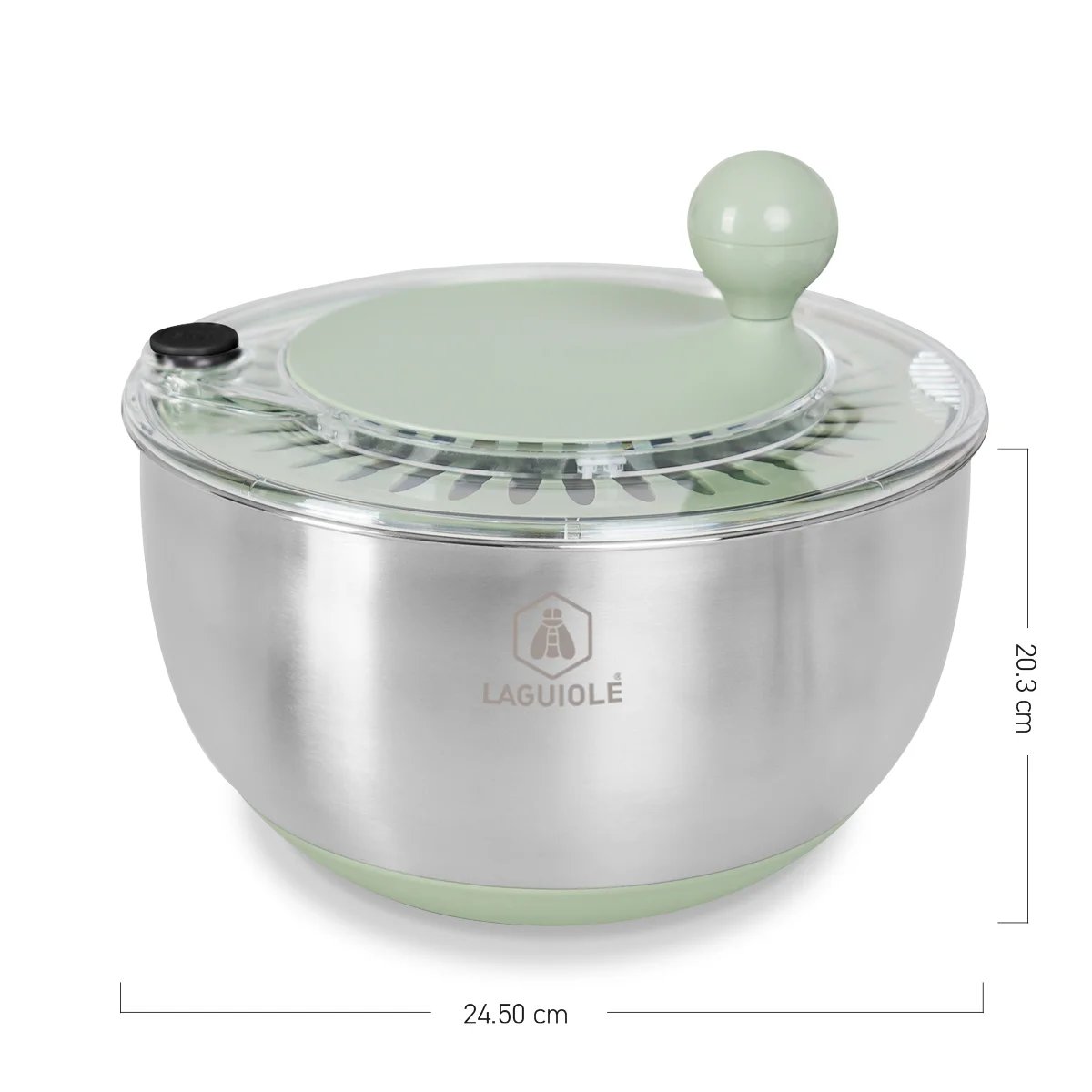 Essoreuse à salade 2-en-1 - Printemps vert, LAGUIOLE CUISSON