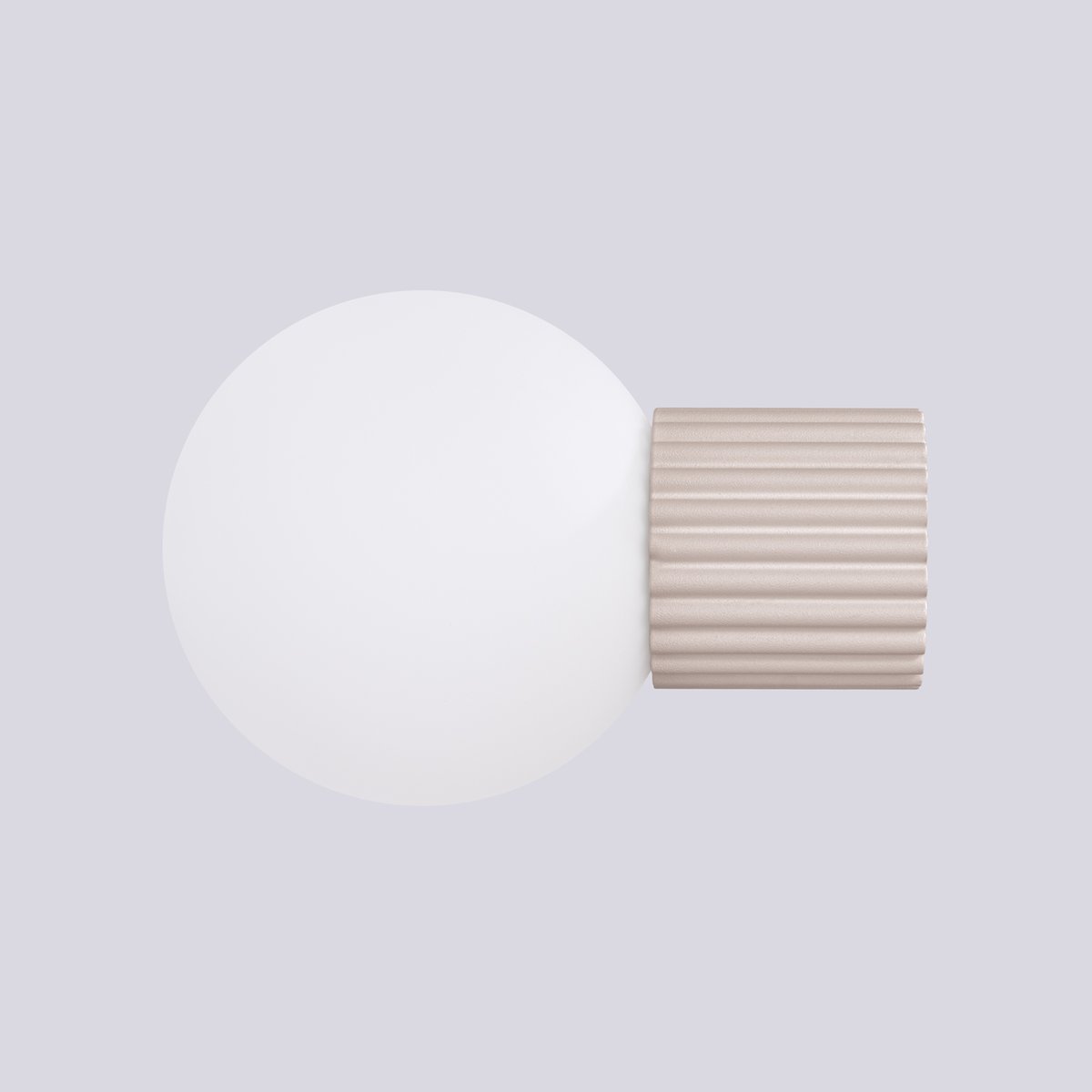Applique Aluminium Taupe G9 1 Halo marron, EDEN