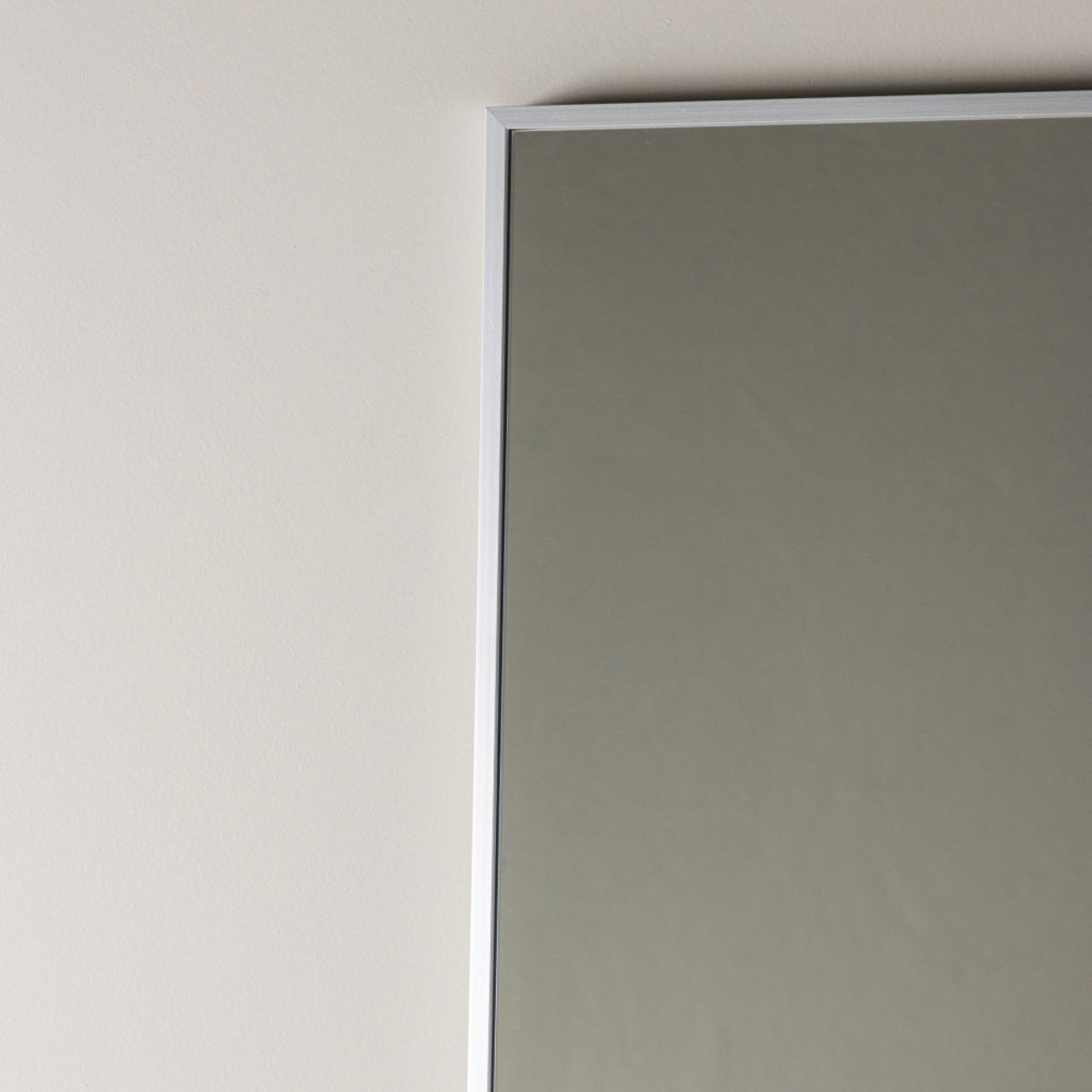Miroir rectangulaire en aluminium 220x67cm- DALTON argent, VENTURE HOME