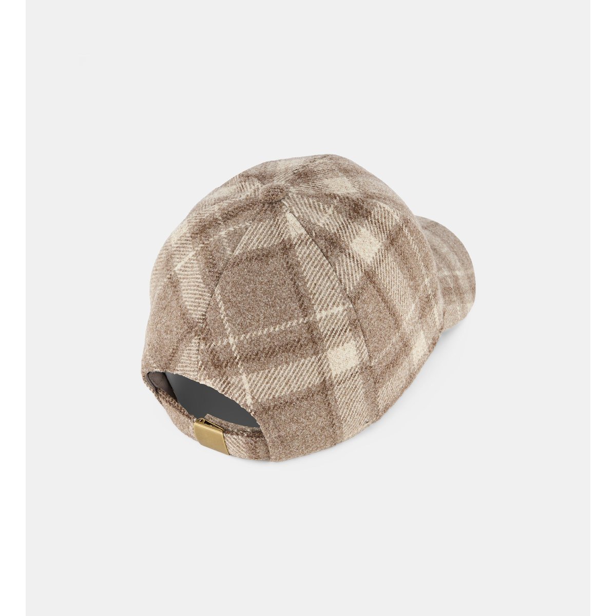 Casquette val tartan feutrée beige, GALERIES LAFAYETTE