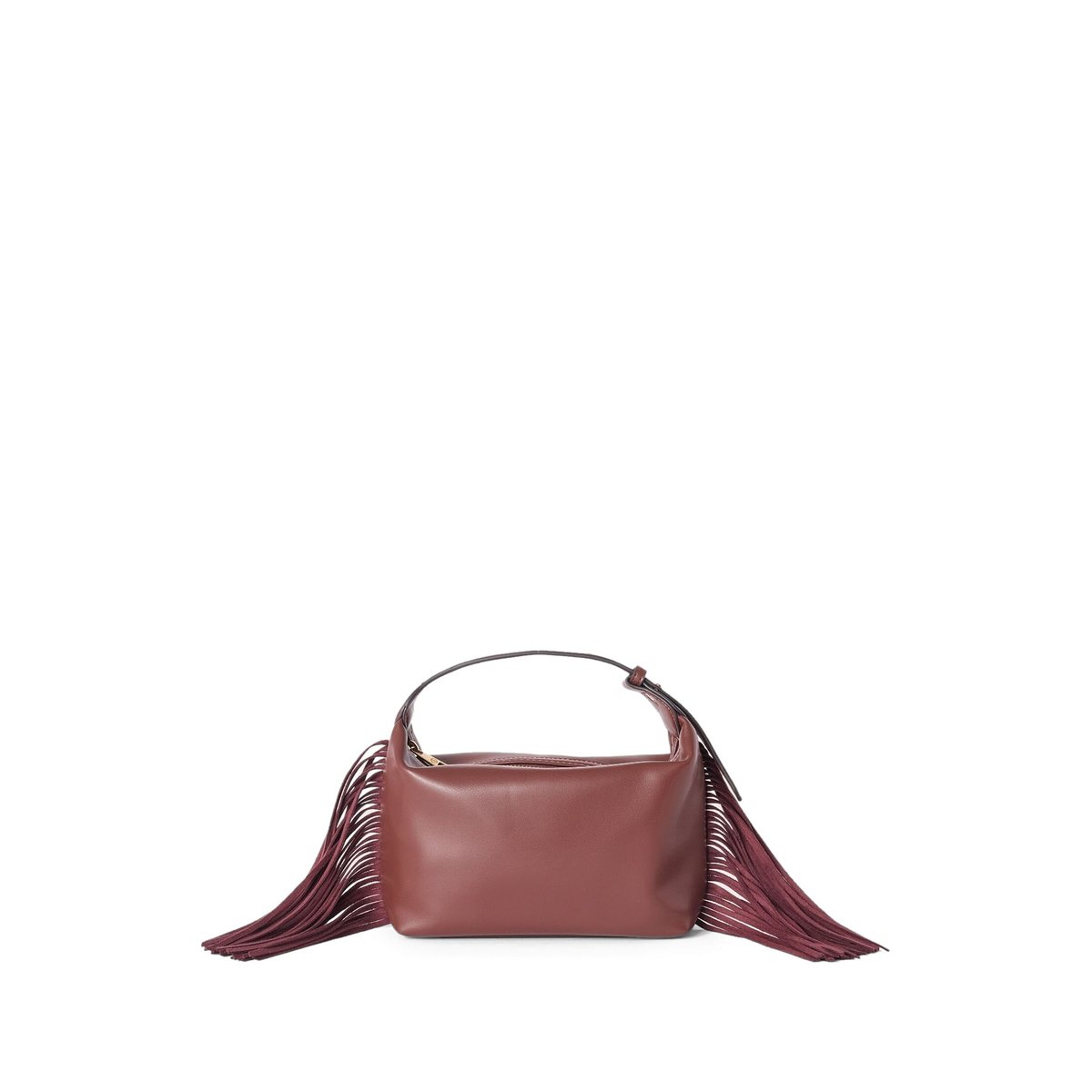 Mini sac à franges marron, MOTIVI
