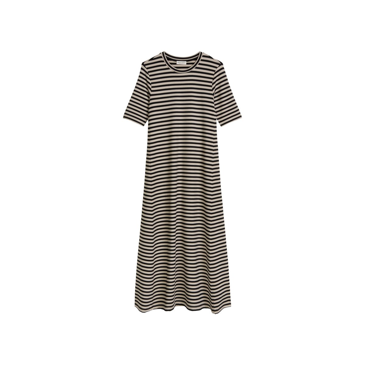 Robe en jersey rayé A-Shape en TENCEL™ Modal hellbraun, MARC O'POLO