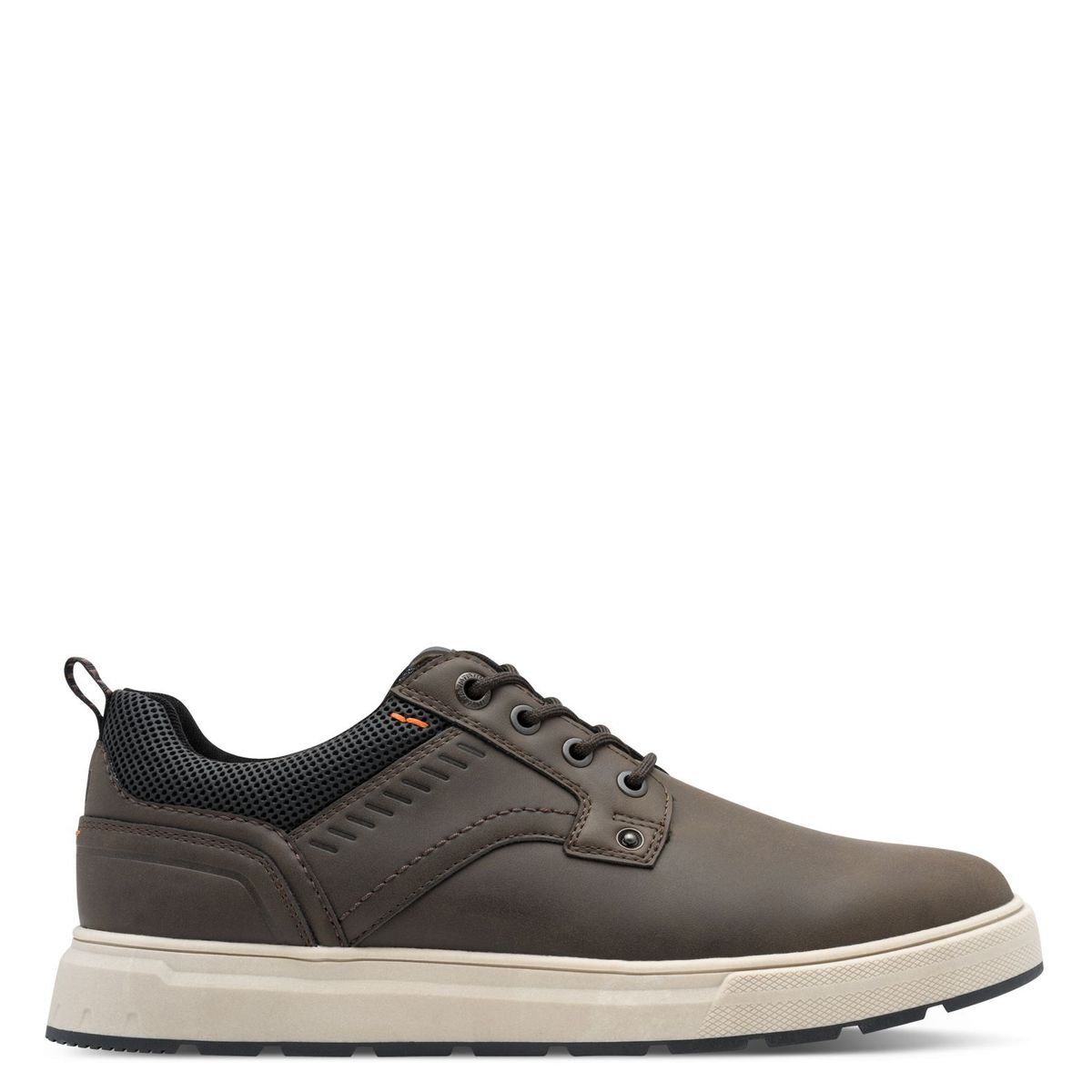 Basket homme marron taupe combiné, MARCO TOZZI