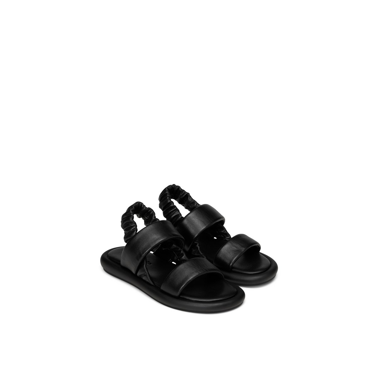 Sandale modèle Beatrice en cuir de chèvre de haute qualité schwarz, MARC O'POLO