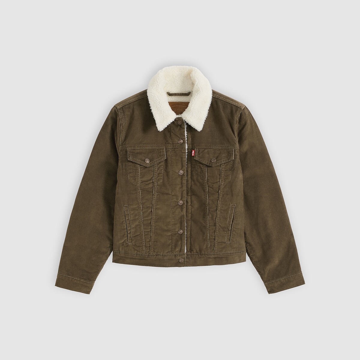 Giacca in velluto Original Sherpa Trucker marrone, LEVI'S