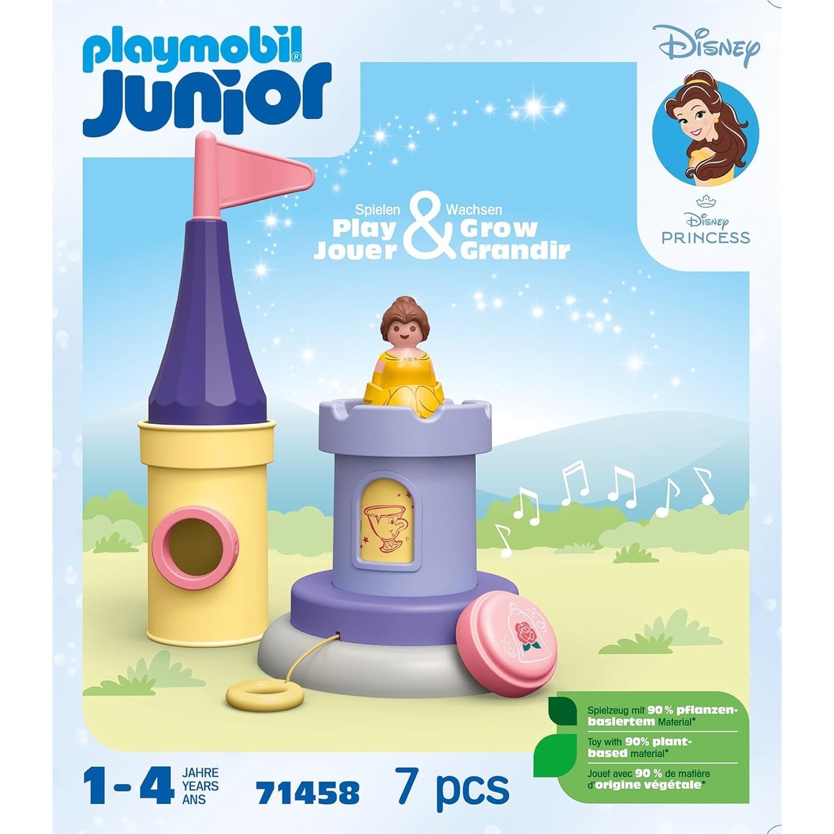 Tourelle de Belle avec musique multicolore, PLAYMOBIL