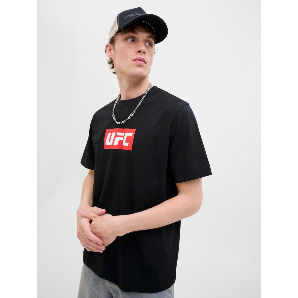 T-Shirt noire - black, JACK & JONES
