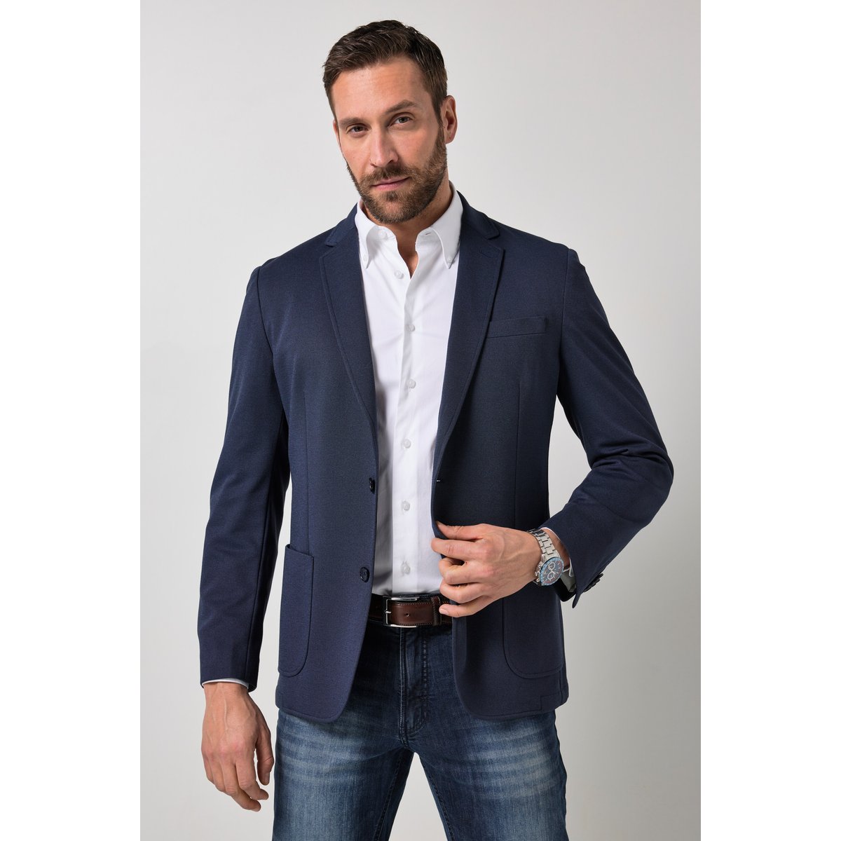 Veston de ville finition FLEXNAMIC® avec bleu marine, JP1880