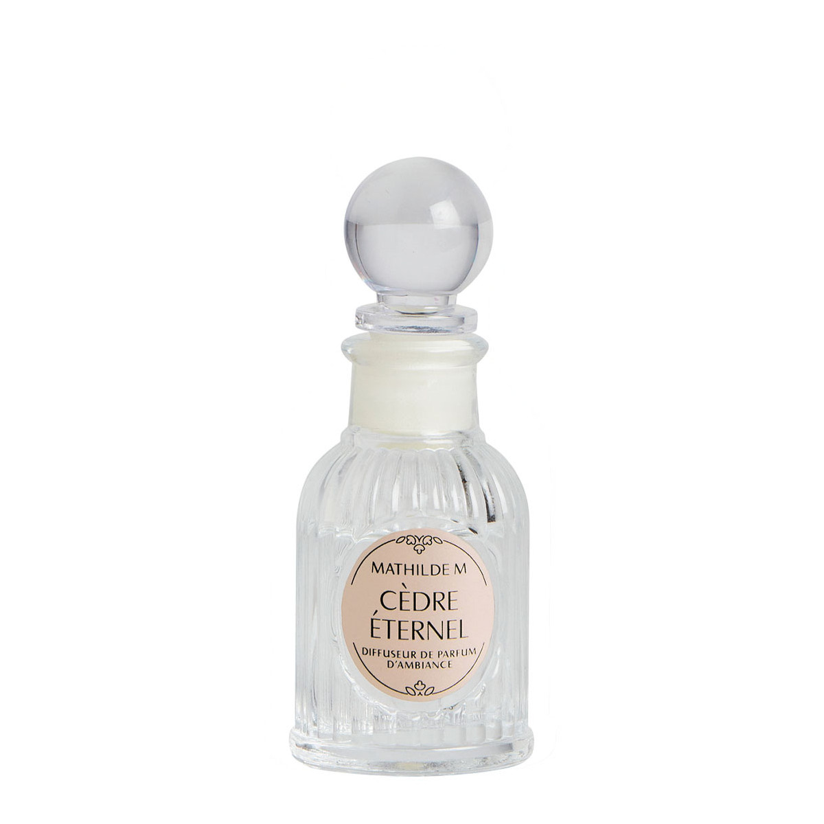 Diffuseur de parfum 30 ml CÈDRE ÉTERNEL transparent, MATHILDE M