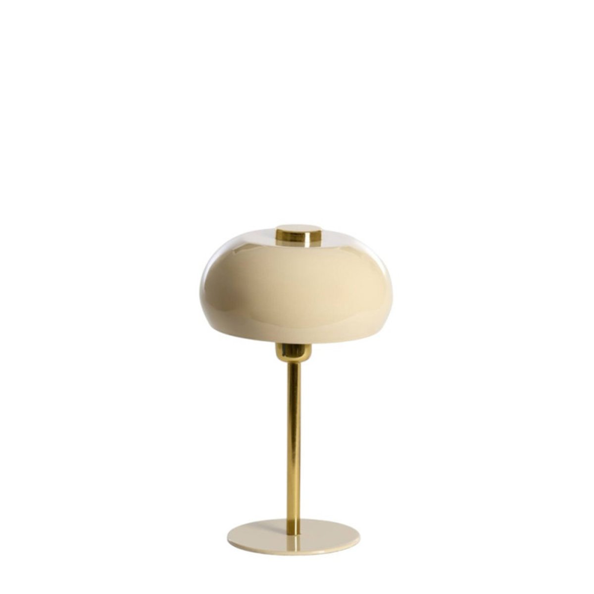 Lampe à poser crème et doré Surin écru, MILLUMINE