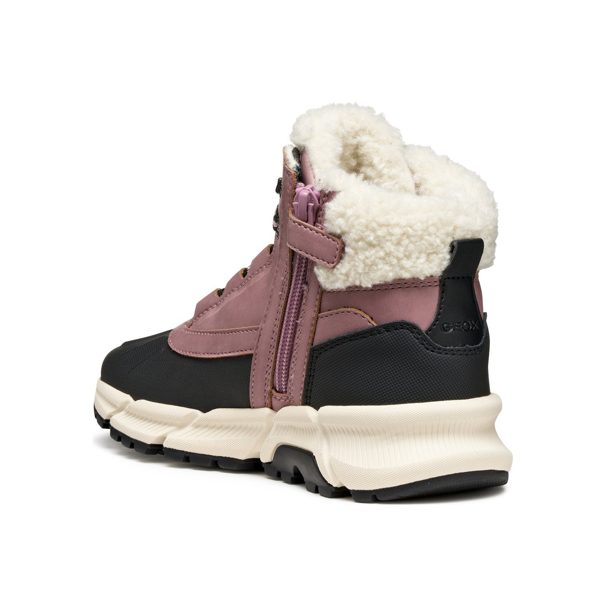 Bottines J FLEXYPER PLUS B ABX rose foncé/noir, GEOX