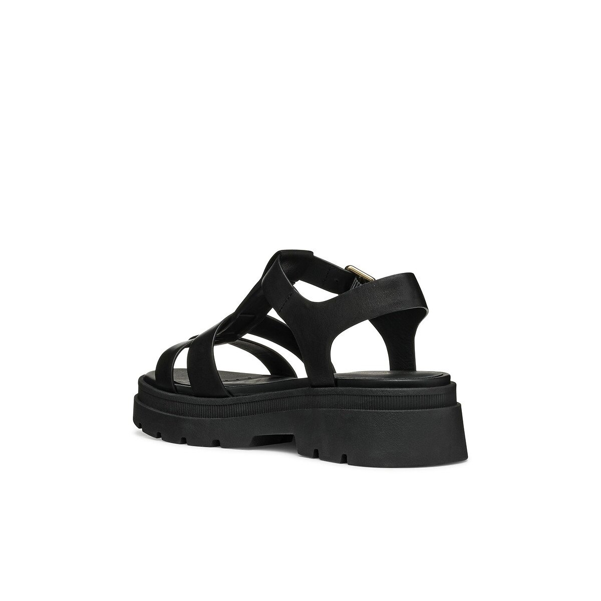 Sandales en cuir Adacter noir, GEOX