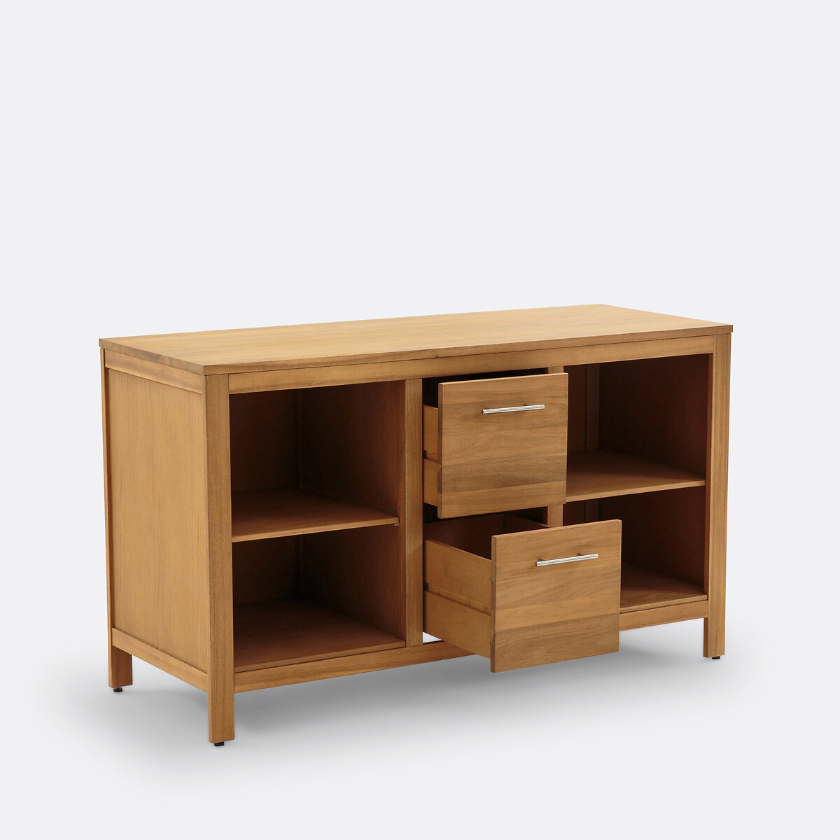 Meuble sous vasque Charon, L130 cm acacia, LA REDOUTE INTERIEURS