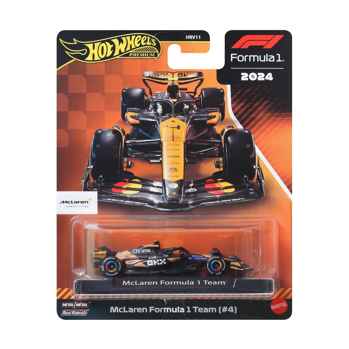 Hot Wheels Voiture de course MC Laren multicolore, MATTEL