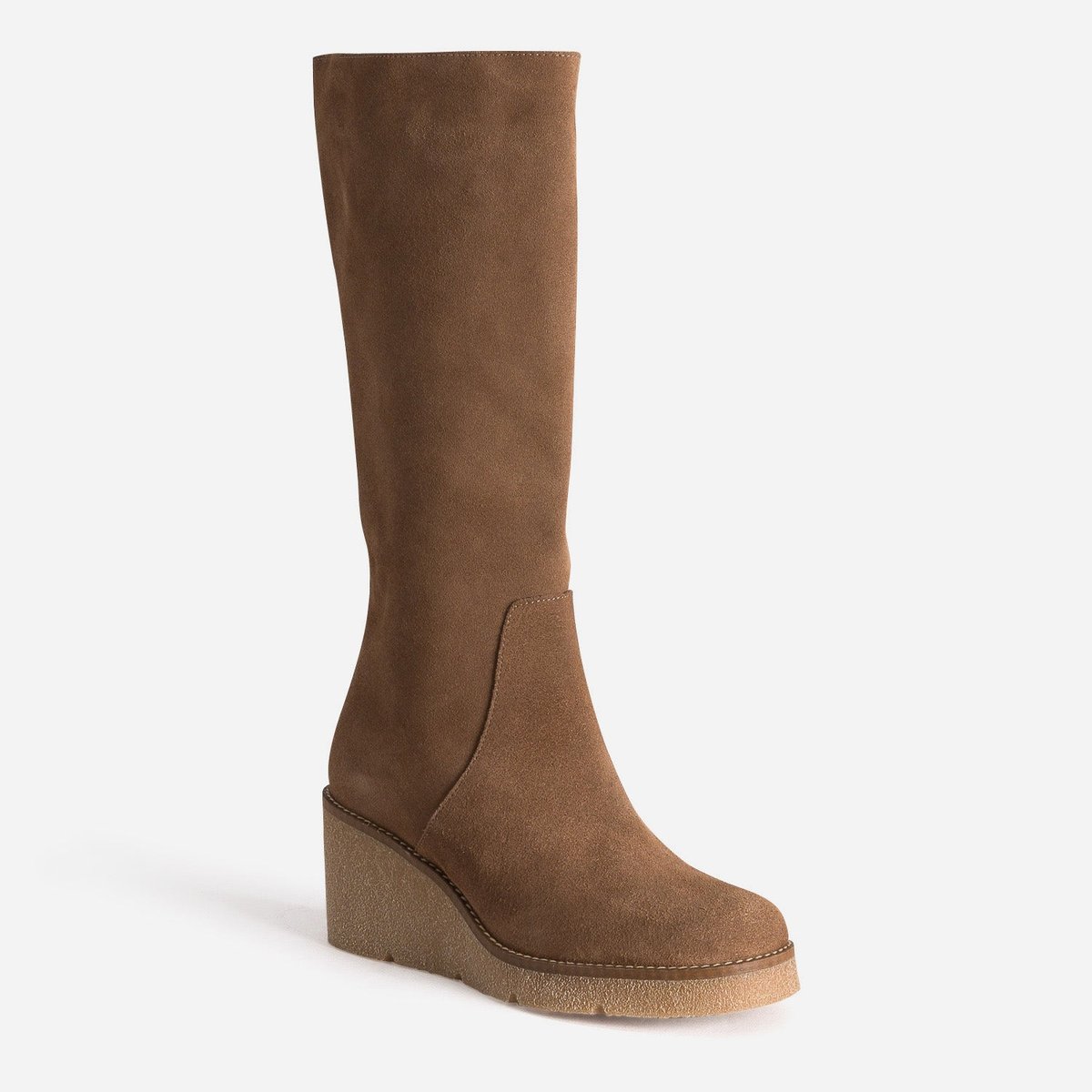 Botte À Talon en cuir MAYA taupe, ERAM