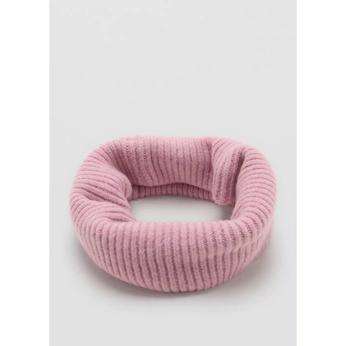 Écharpe en maille rose pâle, MANGO BABY