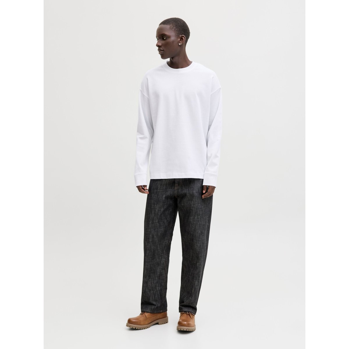 T-Shirt À Manches Longues white, JACK & JONES