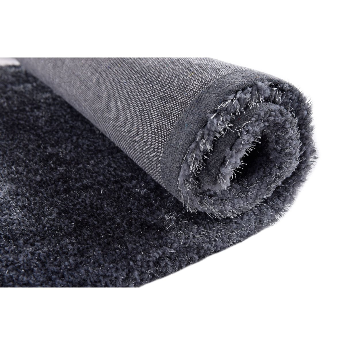 Tapis Shaggy SOFT brillant à poils longs anthracite, TOM TAILOR