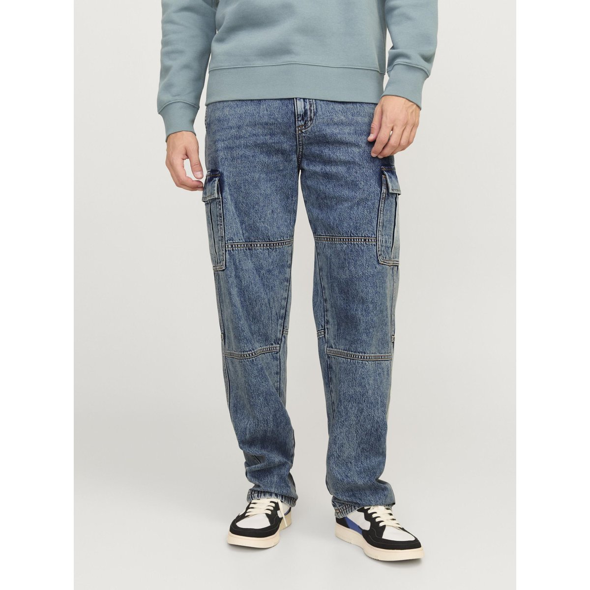 Jean À Coupe Ample blue denim, JACK & JONES