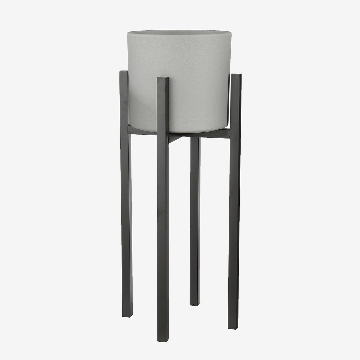 Support pour plantes H71 cm ASCOT XL noir, MICA DECORATIONS