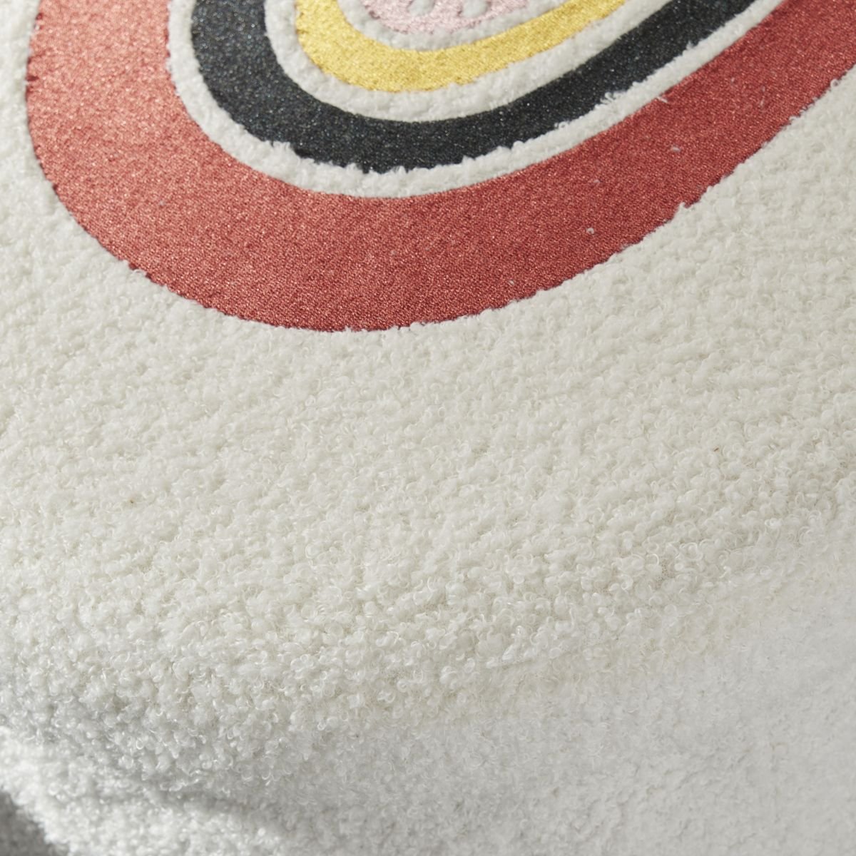 Pouf coffre de rangement enfant LA TETE DANS LES NUAGES blanc, FACTORY