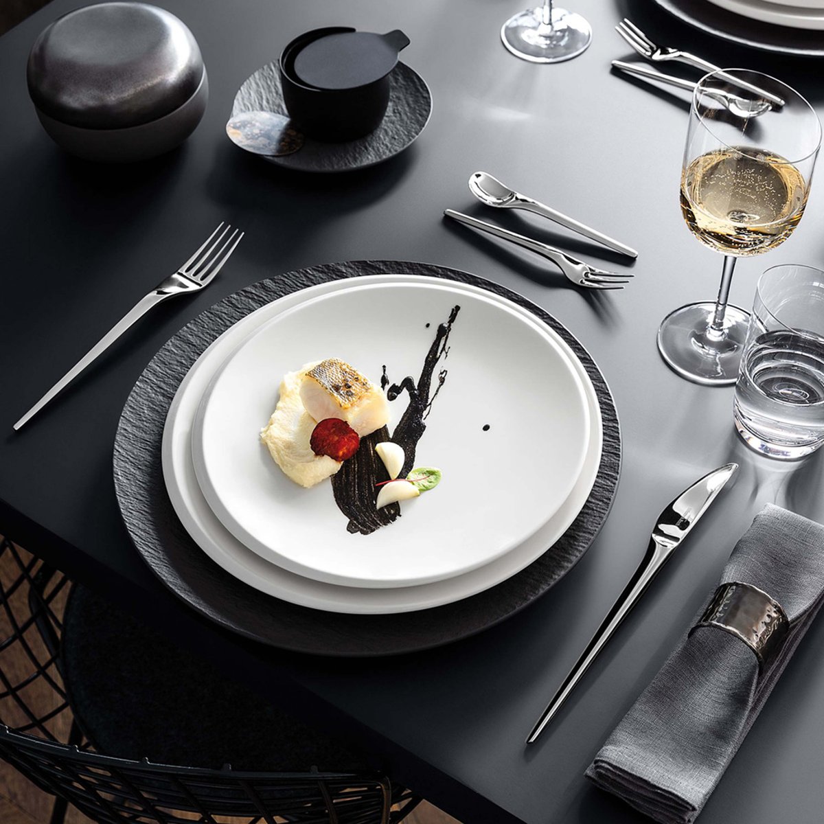 Assiette Dessert NEWMOON blanc, VILLEROY & BOCH
