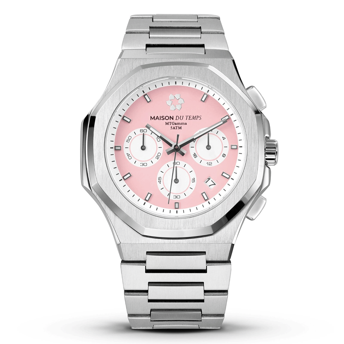 Montre Analogique GAMMA argenté rose argenté, MAISON DU TEMPS