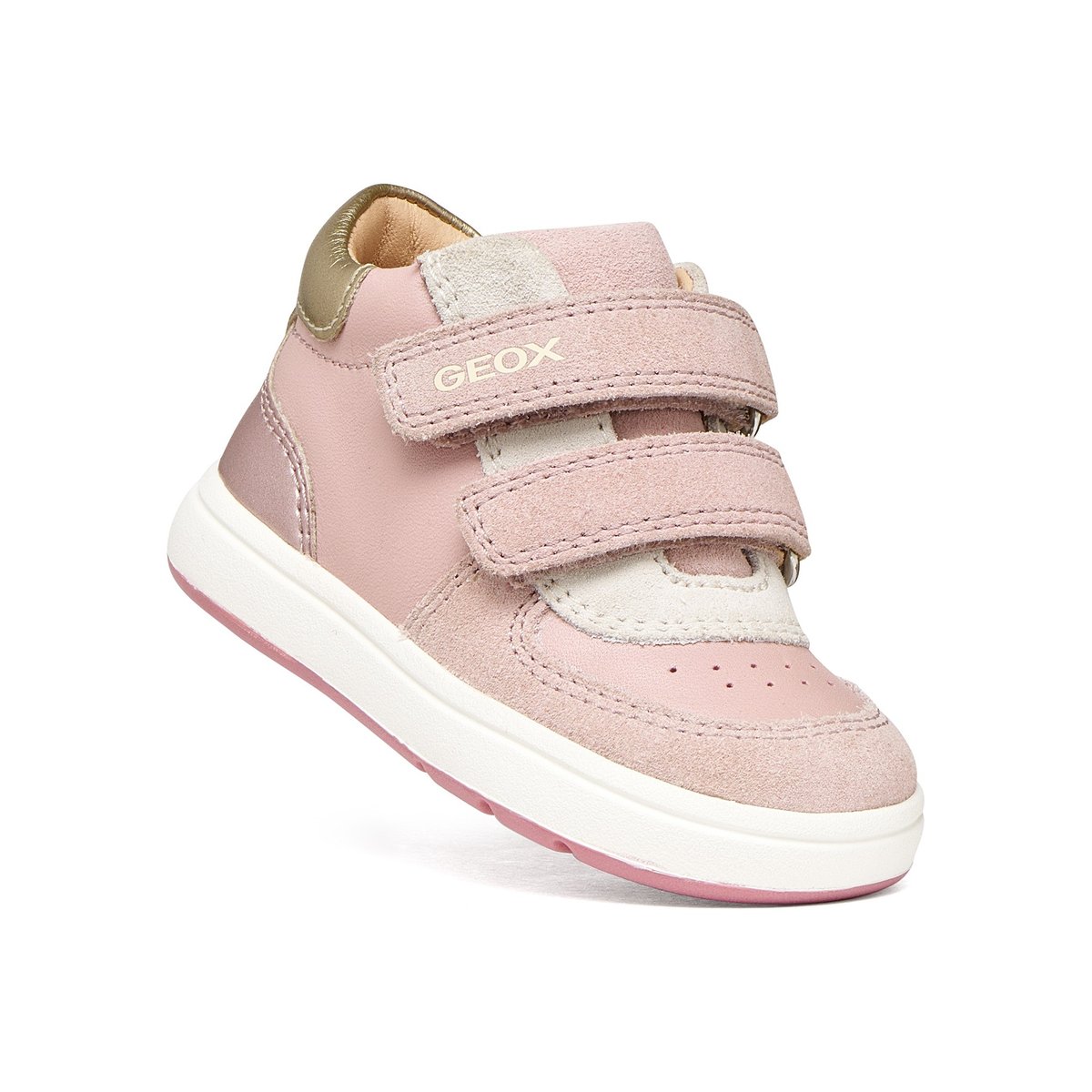 Premiers Pas B BIGLIA rose/or clair, GEOX