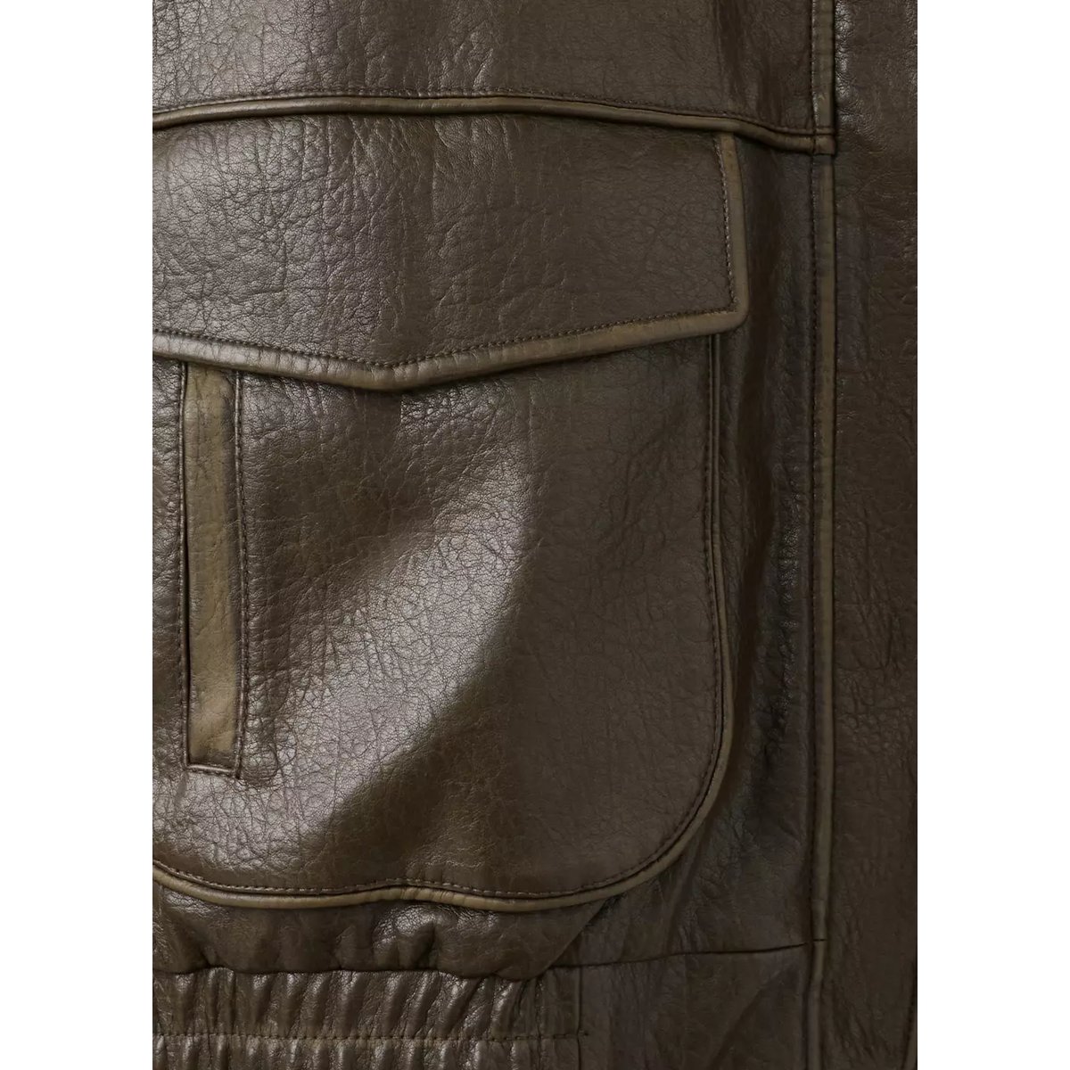 Veste bomber col cheminée kaki, MANGO