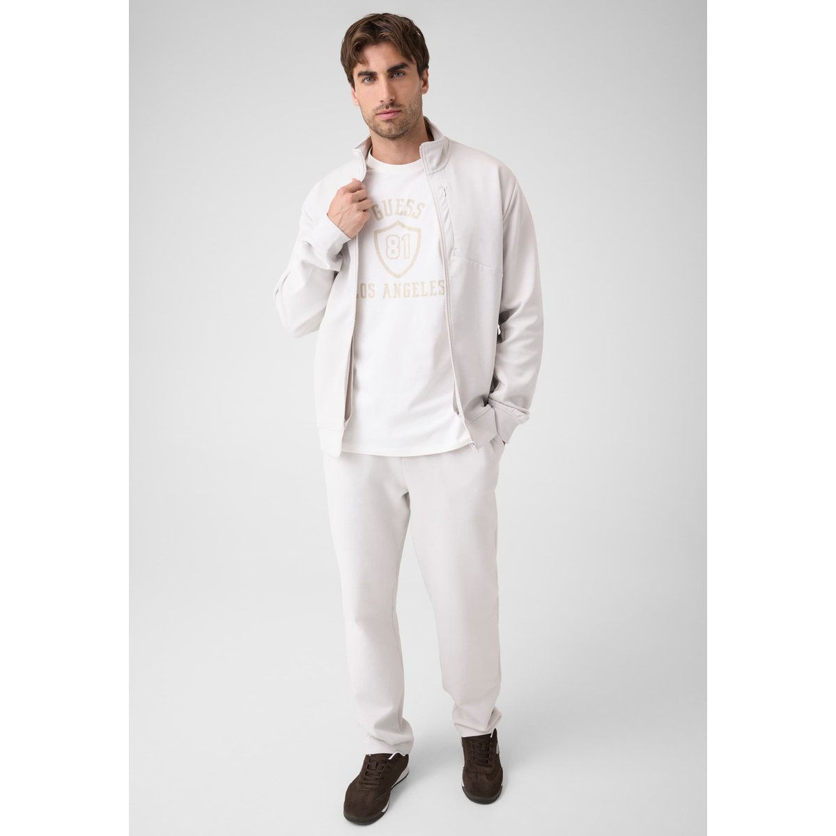 T-Shirt À Coupe Oversize blanc, GUESS