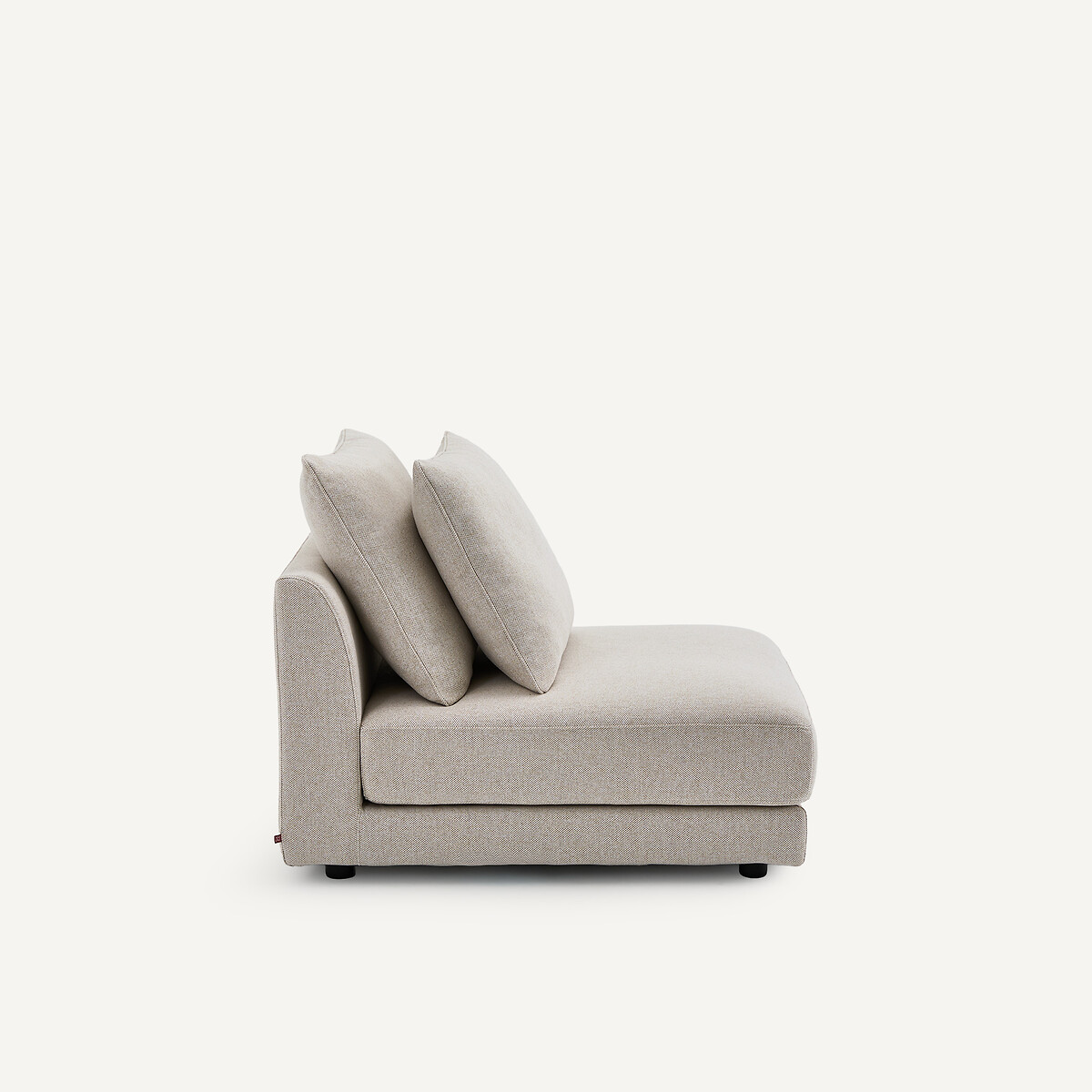Chauffeuse modulable en tweedé, TIBERIO ivoire, AM.PM