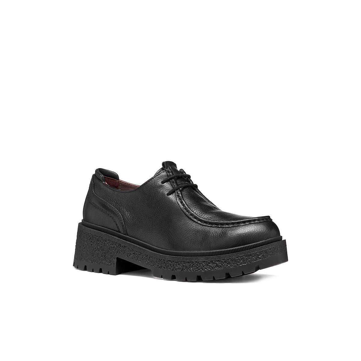 Derbies en cuir, EIVETTE noir, GEOX
