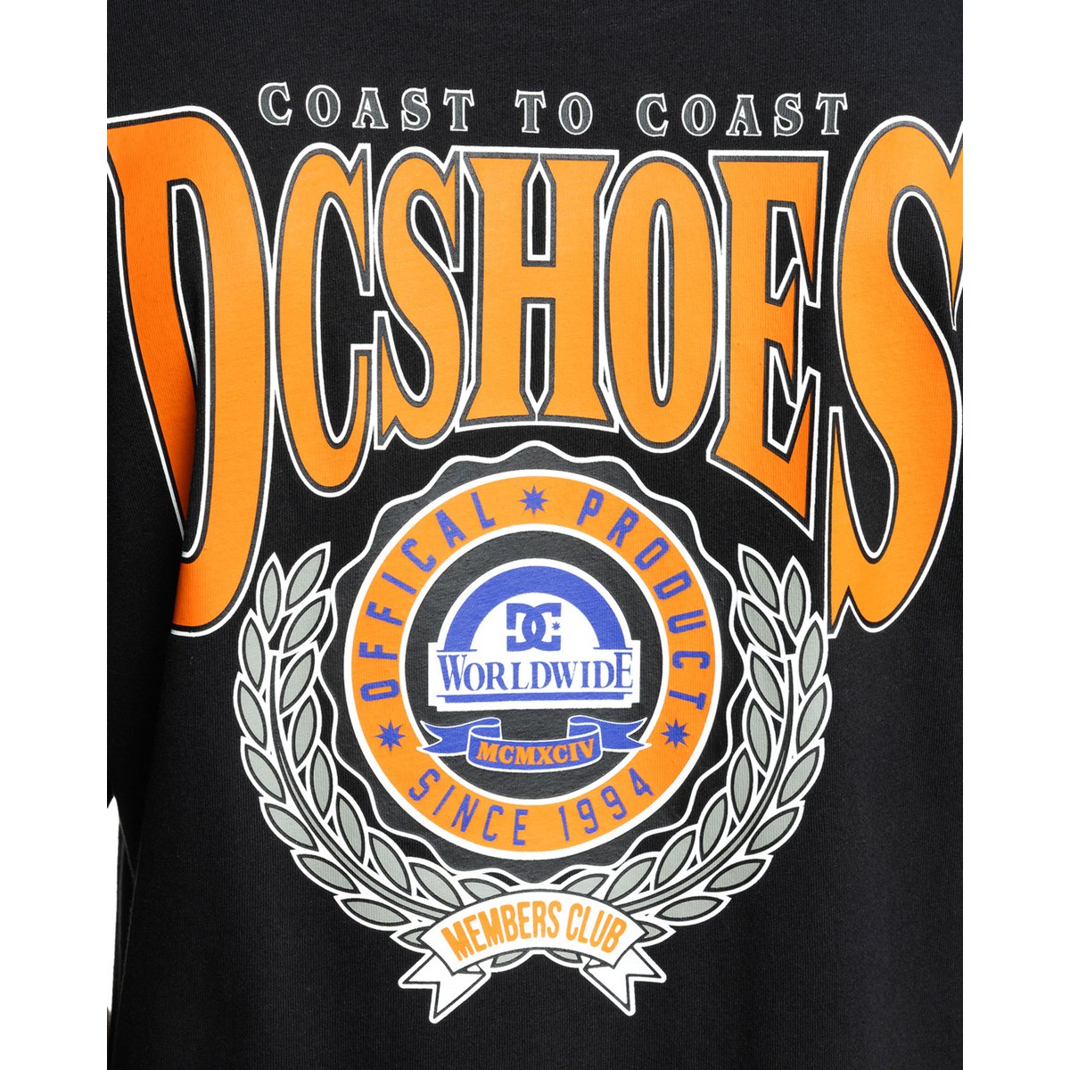 T-shirt à manches courtes MEMBERS ONLY. noir black, DC SHOES