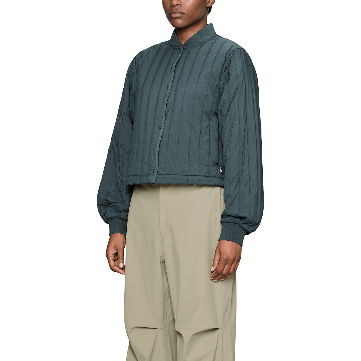 Bomber matelassé, BANJA LINER vert canard, RAINS