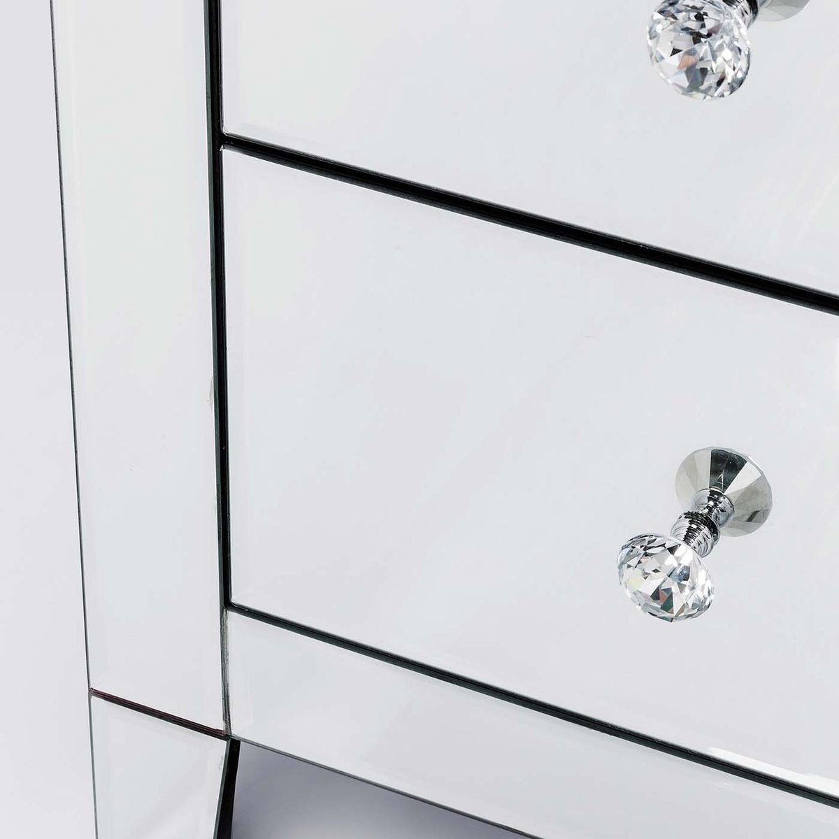 Commode Luxury champagne 3 tiroirs argent, KARE DESIGN