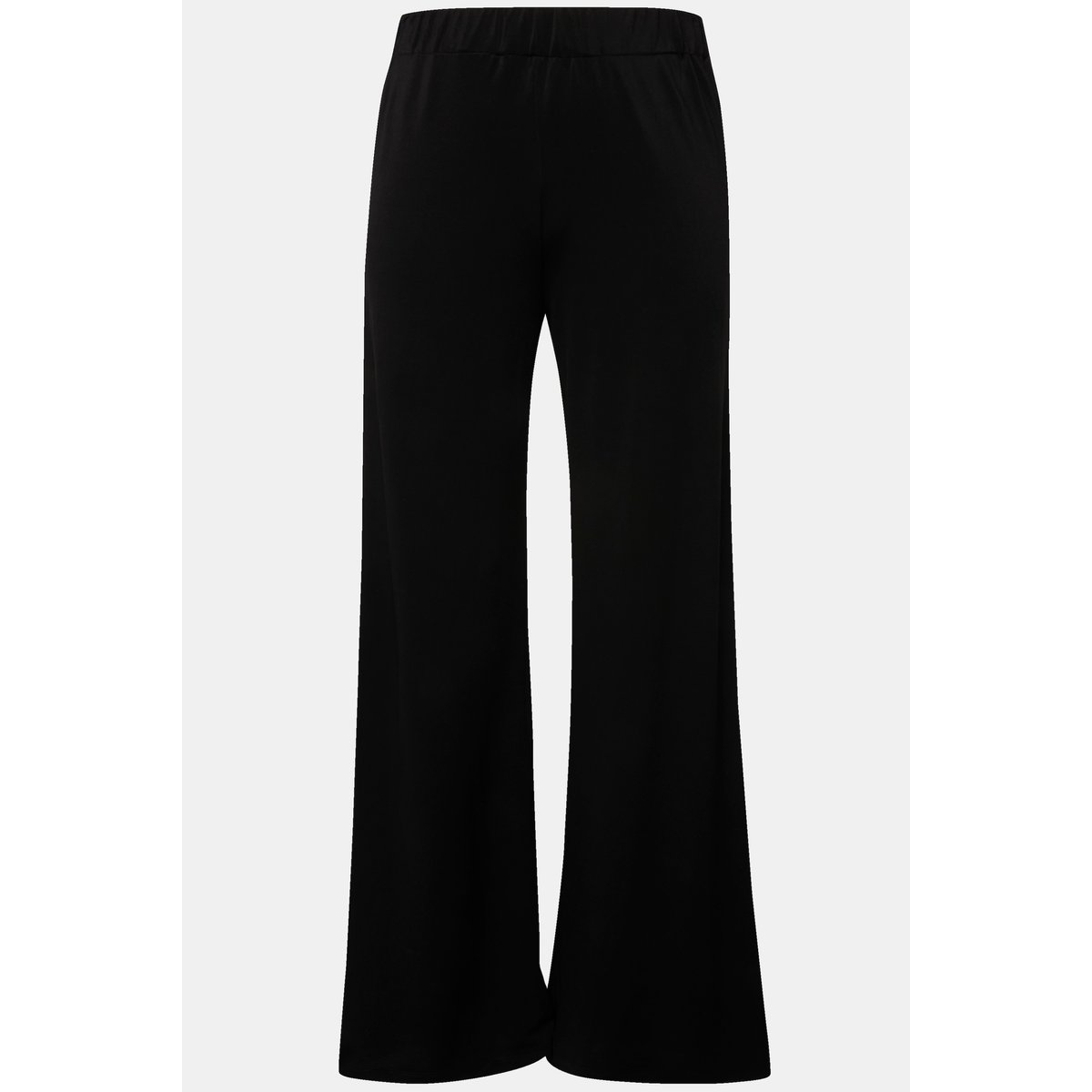 Pantalon en piqué au tombé fluide noir, ULLA POPKEN